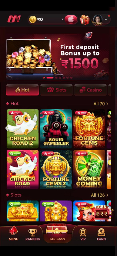 Smartphone displaying an app experience